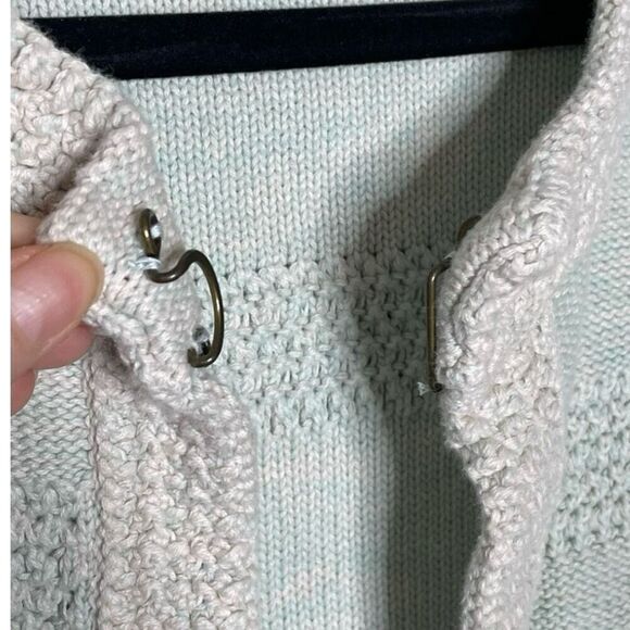CAbi Society Sweater Women’s Size Small Mint Green Cardigan Style Lady Jacket - Picture 4 of 8